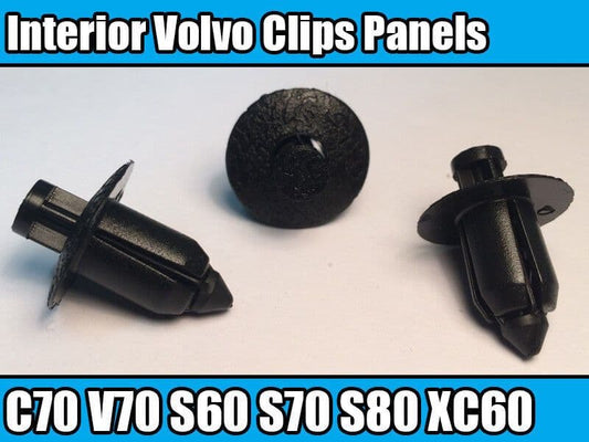 20x Plastic Trim Clips Panel Fastener Rivet for Volvo C70 V70 S60 S70 S80 Xc60