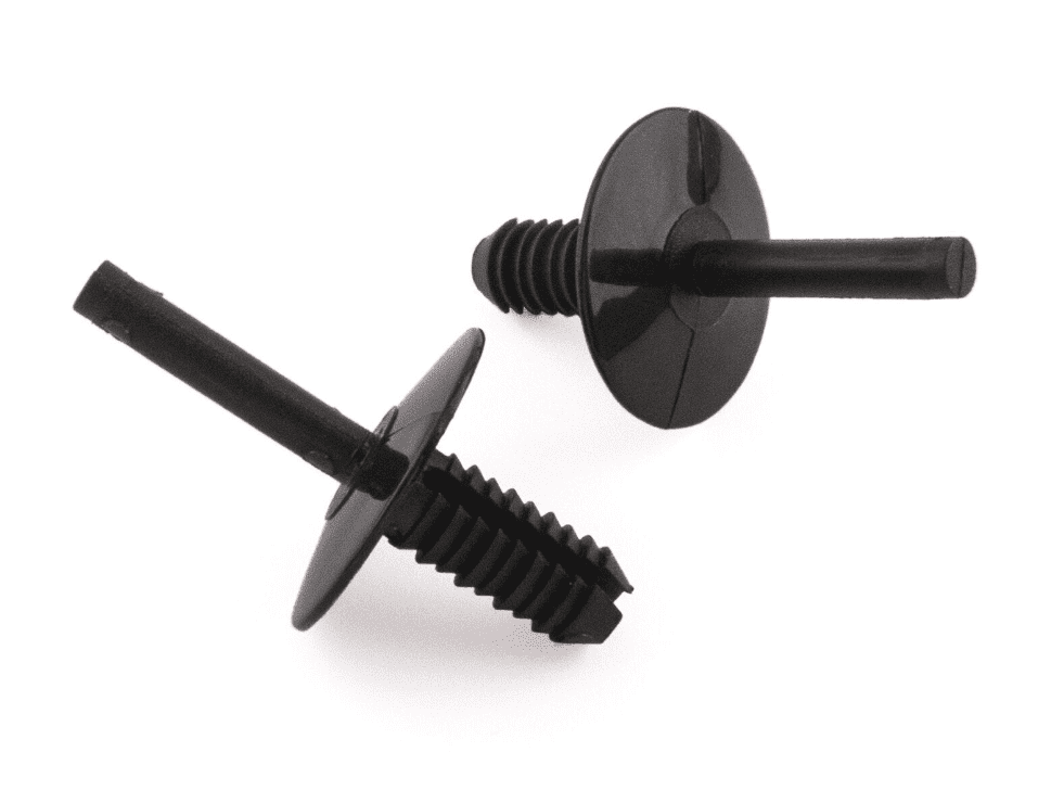 20x Plastic Trim Rivet Retainer Cover Expansion Clips Black for BMW E34 E36 E38