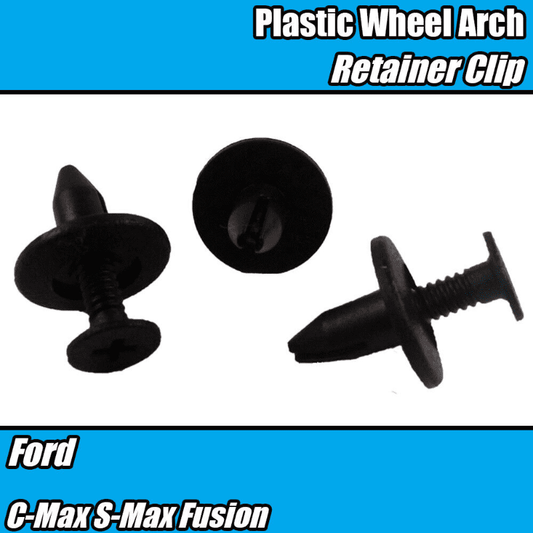 20x Plastic Wheel Arch Lining Trim Panel Push Retainer Clips 6mm Hole for Ford