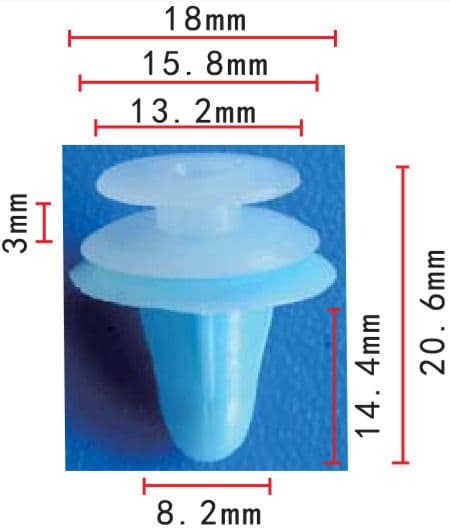 20x Retainer Clips for Toyota Mazda Interior Panel Fascia Door Card Trim
