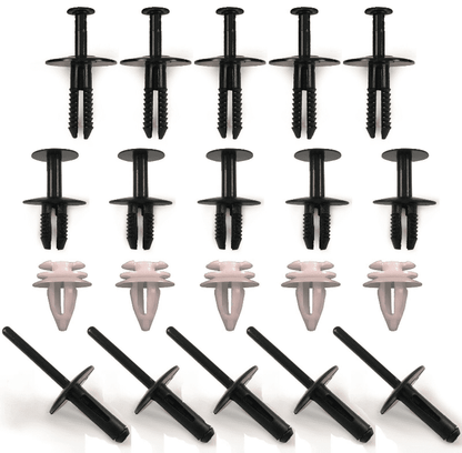 20x Rivet Clips Set for BMW Alpina Bumper Wheel Arch Panel Side Moulding Trim