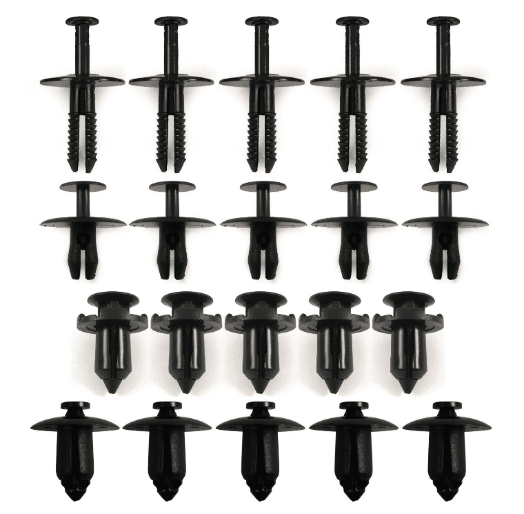 Compression Wheel Clips 20 Rivet Clips Set for Fiat Alfa Romeo Bumper Wheel Arch Exterior Trim ...