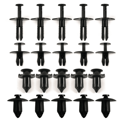 20x Rivet Clips Set for Fiat Alfa Romeo Bumper Wheel Arch Exterior Trim