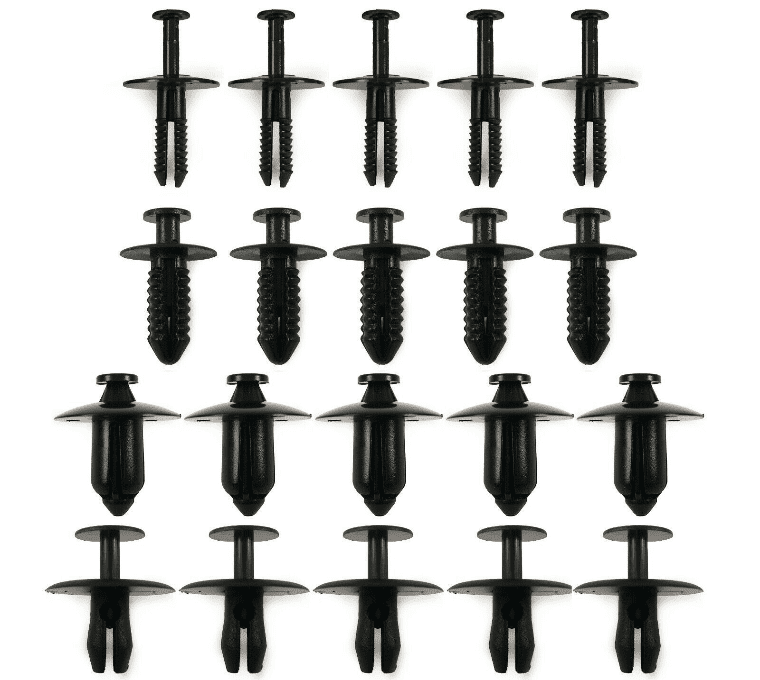 20x Rivets Clips Set for Ford Mazda Bumper Exterior Wheel Arch Trim