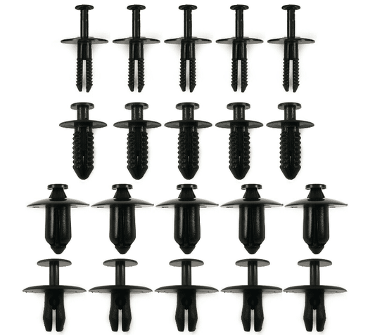 20x Rivets Clips Set for Ford Mazda Bumper Exterior Wheel Arch Trim