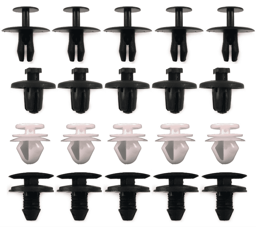 20x Rivets Clips Set for Peugeot 306 Bumper Door Panel Wheel Arch Trim