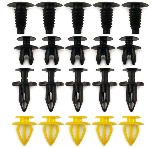 20x Rivets Clips Set for SEAT Boot Trim Bumper Wheel Arch Lining Door Panel