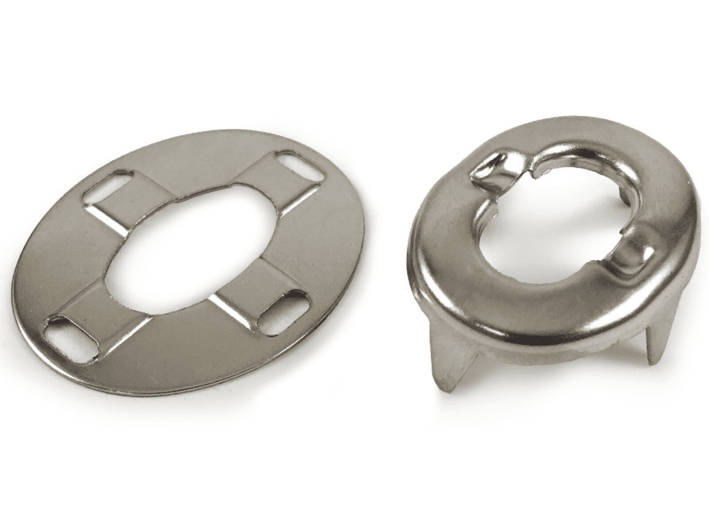 20x Standard Common Sense Turnbutton Eyelet & Ring Washer Canopy Cover Fastener