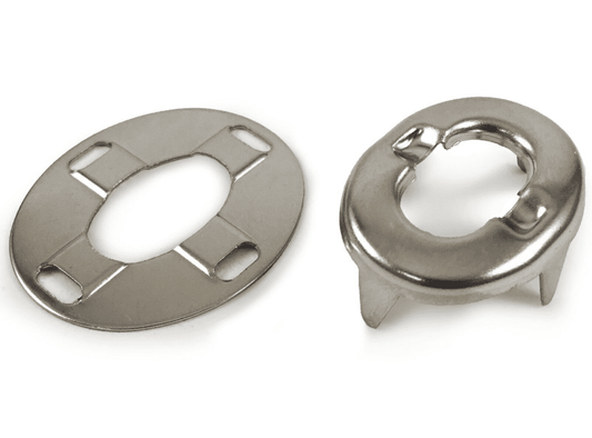 20x Standard Common Sense Turnbutton Eyelet & Ring Washer Canopy Cover Fastener