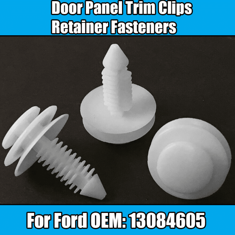 20x Trim Clips for Ford 389144-S Door Panel Retainer Fasteners White Plastic