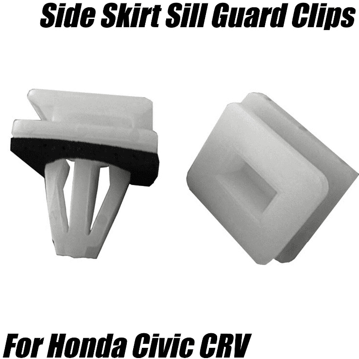 20x Trim Clips for Honda Civic CRV Side Skirt Sill Guard Moulding Rocker Cover