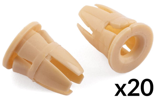 20x Trim Clips for Mercedes Moulding Grommet 9mm Screw Hole Plug Oem 0019887681