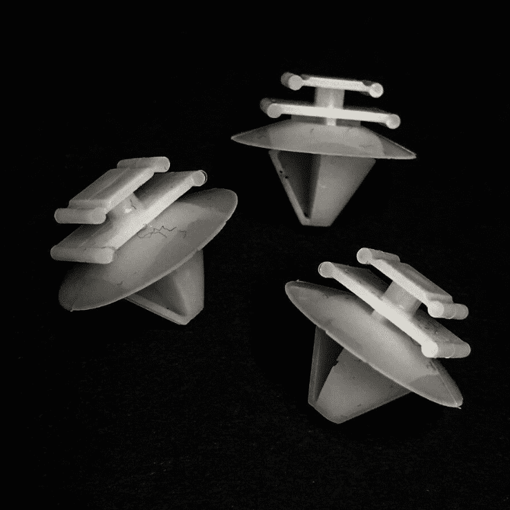 20x Trim Clips for Renault Peugeot Door Moulding Bumper Air Intake Plastic Strip