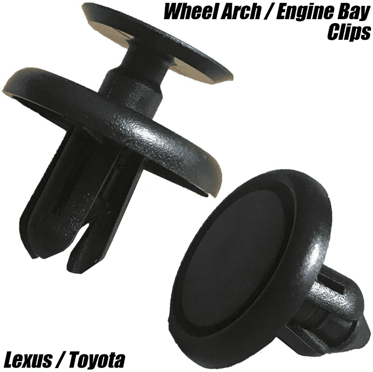 20x Wheel Arch & Engine Bay Shield Mounting Fastener Clips for Lexus & Toyota