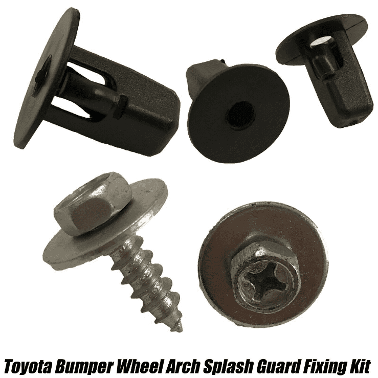 20x Wheel Arch Splash Guard Under Tray Screws Moulding Clips Grommet for Toyota