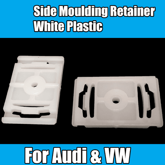 20x White Plastic Fastener Clip for Audi VW Volkswagen Side Moulding