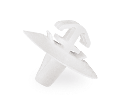 20x White Plastic Trim Clip for Fiat Renault Door Bumper Side Moulding