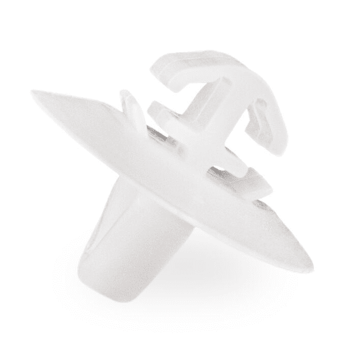 20x White Plastic Trim Clips for Iveco Fiat Van Bumper Door Side Moulding