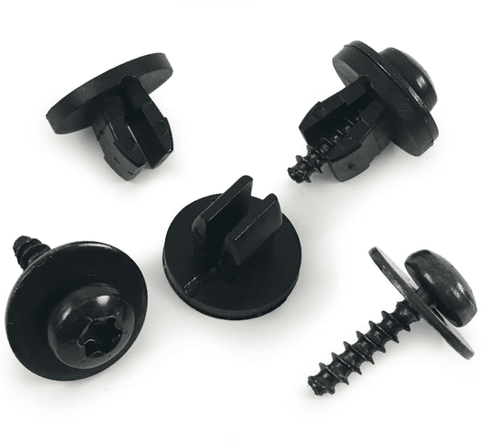 24X Wheel Arch Splash Guard Side Skirt Screw Grommet Fixing Trim Clips for Ford