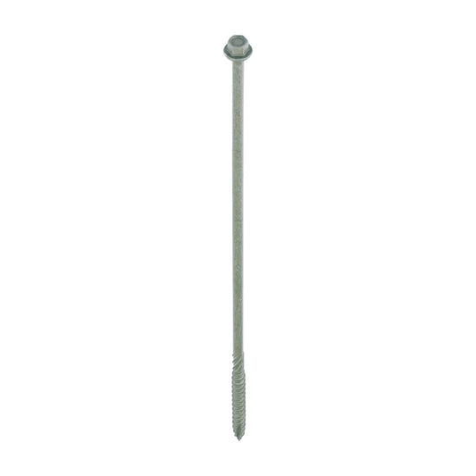6.7x250mm 10" Hex Head Landscape Wood Screws Sleeper Decking Timber In-Dex