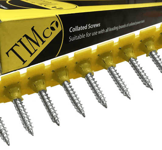 25mm-55mm Timco Zinc Collated Fine Thread Drywall Drylining Plaster Screw Wood