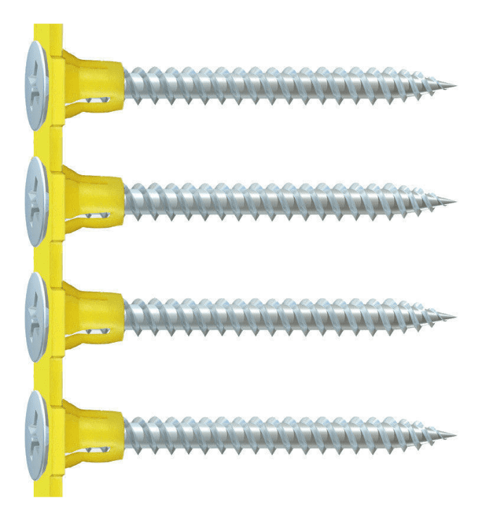 25mm-55mm Timco Zinc Collated Fine Thread Drywall Drylining Plaster Screw Wood