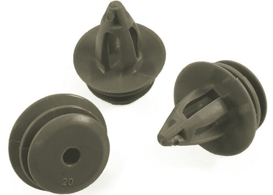 25x Grey Plastic Clips for BMW Series 1 3 Interior Door Card Trim Panel