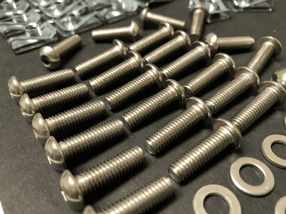 25x M6 Speed Fastener Washer Bolt Set for Jaguar X350 Belly Pan Undertray