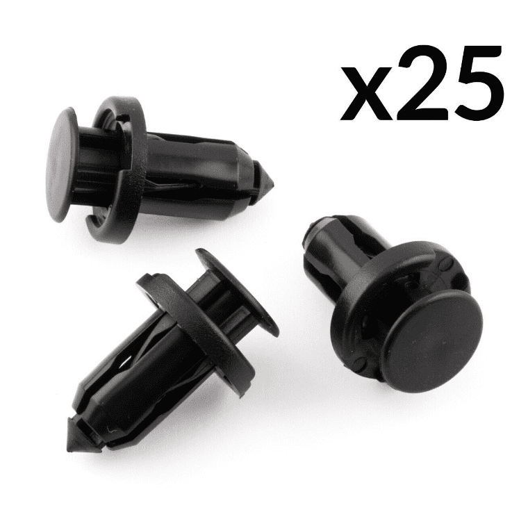 25x Plastic Rivets Trim Clips for Mazda & Subaru Impreza Legacy Bumper Bonnet