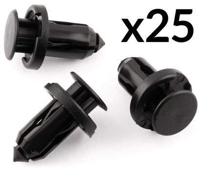 25x Plastic Rivets Trim Clips for Subaru Impreza Legacy Forester Bumper Bonnet