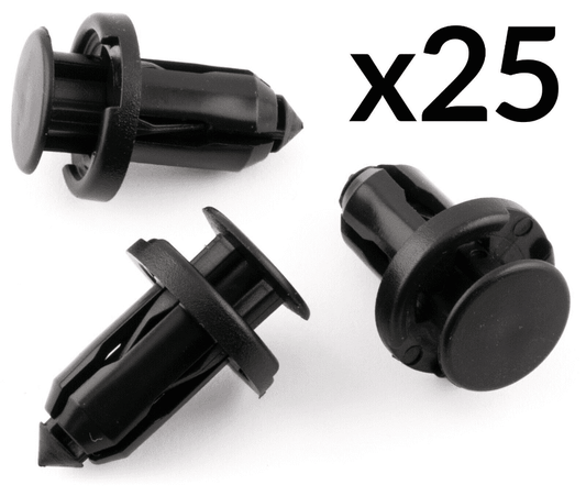 25x Plastic Rivets Trim Clips for Subaru Impreza Legacy Forester Bumper Bonnet