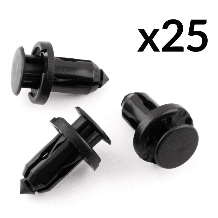 25x Plastic Rivets Trim Clips for Subaru Impreza Legacy Forester Bumper Bonnet