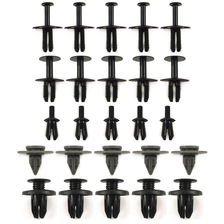 25x  Rivets Clips Set for BMW Mini Cooper Bumper Door Panel Wheel Arch Trim