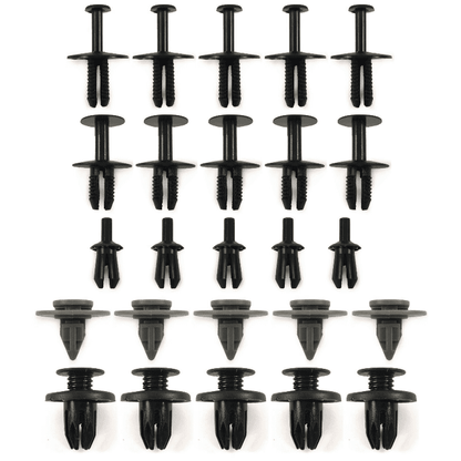 25x  Rivets Clips Set for BMW Mini Cooper Bumper Door Panel Wheel Arch Trim