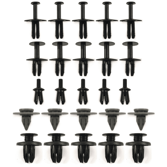 25x  Rivets Clips Set for BMW Mini Cooper Bumper Door Panel Wheel Arch Trim