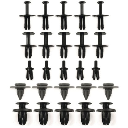 25x Rivets Trim Clips Set for BMW Mini Clubman Bumper Door Panel Wheel Arch