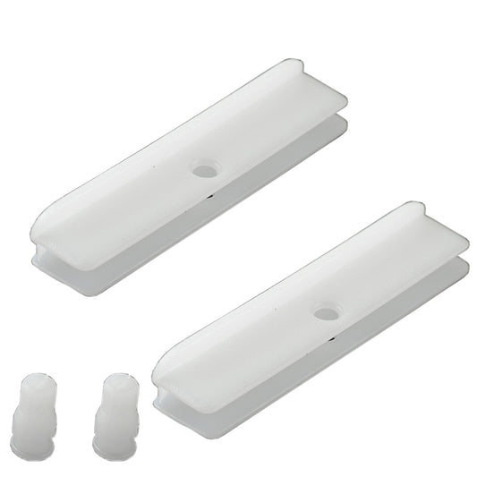 2X Clips for Alfa Romeo Fiat Punto Doblo Window Guide Track Door Slot W/ Pins
