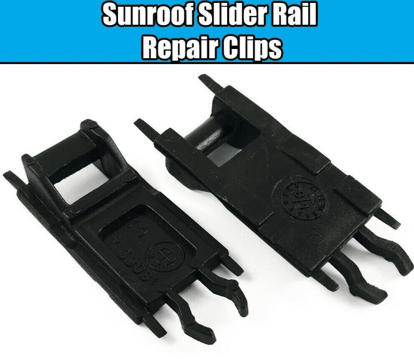 2x Black Plastic Clips for BMW E36 E39 E46 E53 Sunroof Slider Rail Repair