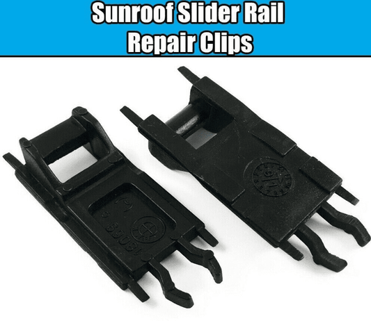 2x Black Plastic Clips for BMW E36 E39 E46 E53 Sunroof Slider Rail Repair