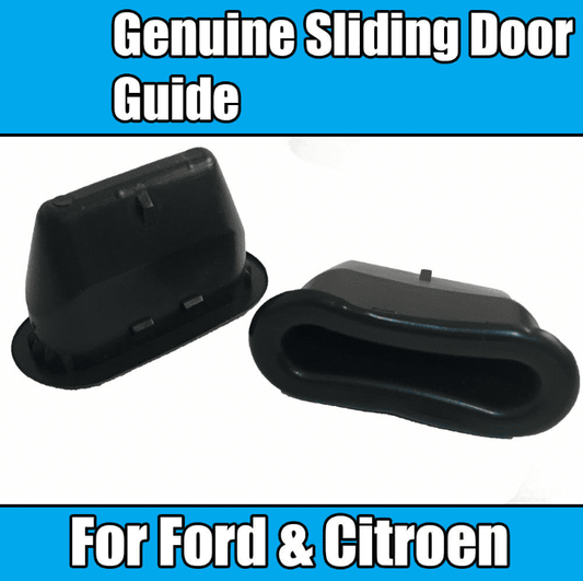 2x Black Rubber Sliding Door Guide for Ford Fiat Doblo Florino Qubo Citroen Bipper