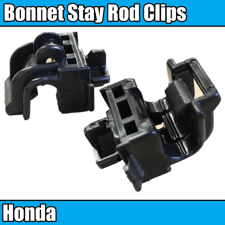 2x Bonnet Support Stay Clips Rod Holder for Honda Accord CRV & NSX