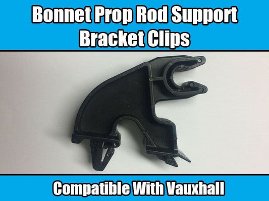 2x Bracket Clip for Vauxhall Corsa C Vectra Meriva Bonnet Rod Arm Prop
