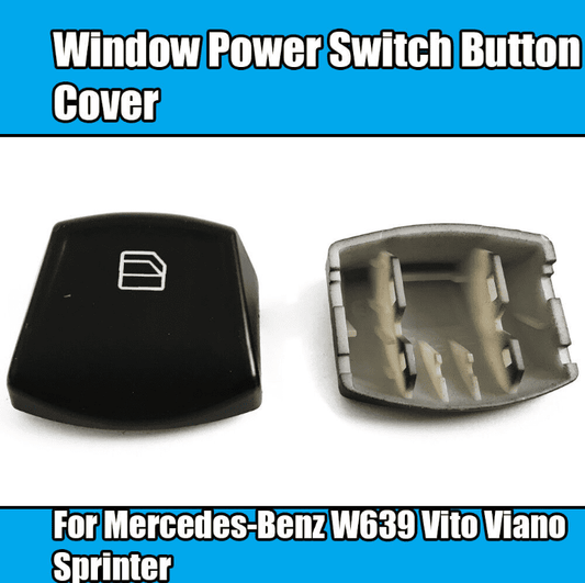 2x Button Cover for Mercedes-Benz W639 Vito Viano Sprinter Window Power Switch