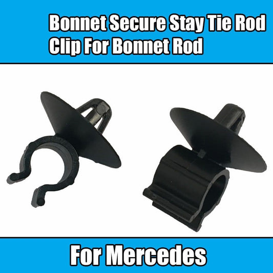 2X Clips for Mercedes Bonnet Secure Stay Tie Rod 1007068