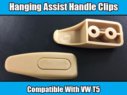 2X Clips for VW T5 Custom Hanging Assist Handle Hanger