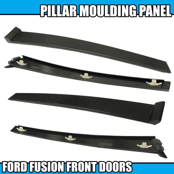 2x Front Right Left Door Pillar Moulding Panel Trim for Ford Fusion