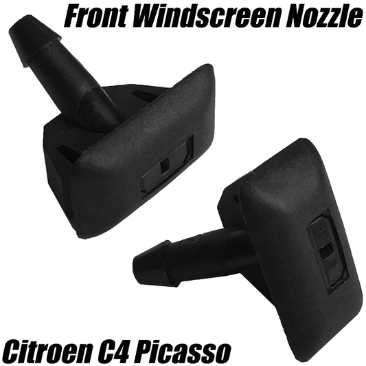 2x Front Windscreen Wiper Washer Jets Water Nozzle for Citroen C4 Picasso 6438W1