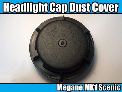 2x Headlight Headlamp Cap for Renault 2002-2008 Bulb Dust Cover Rubber & Plastic
