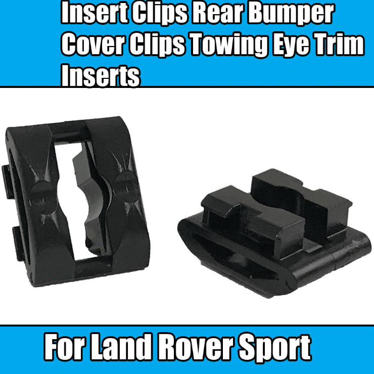 2x Inserts Clips for Range Rover Sport Rear Bumper Cover Towing Eye ...