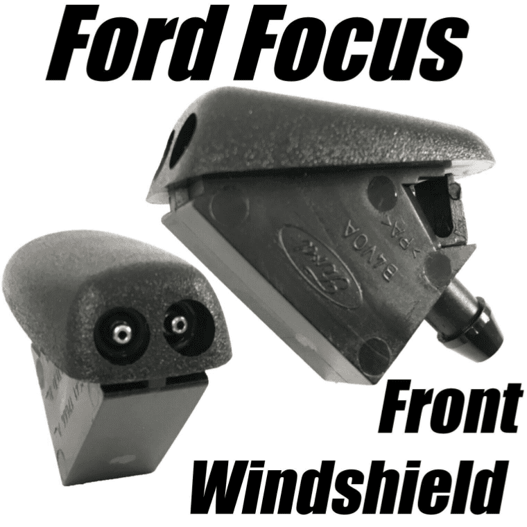 2X Jet Spray Nozzle for Ford Focus Mk2 C-Max Front Windscreen Washer